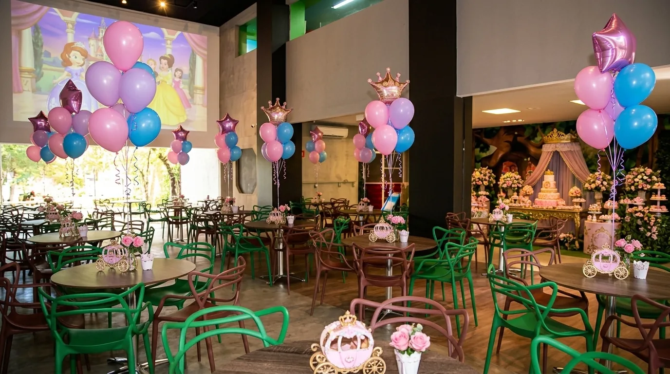 Varanda coberta com jardim