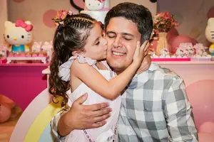 Momento em família na Bedrock Garden
