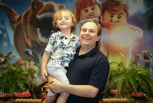 Momento em família na Bedrock Garden
